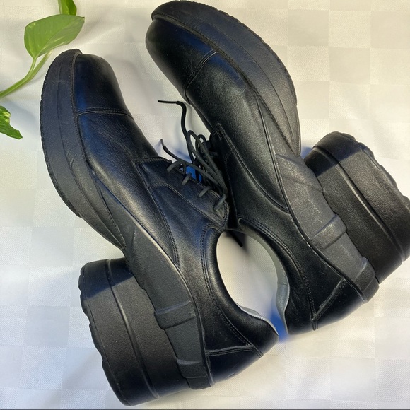 Z-COIL Back Pain Relief Coil Comfort Orthotic Therapeutic Black Dress Shoes, 12 - Picture 5 of 13